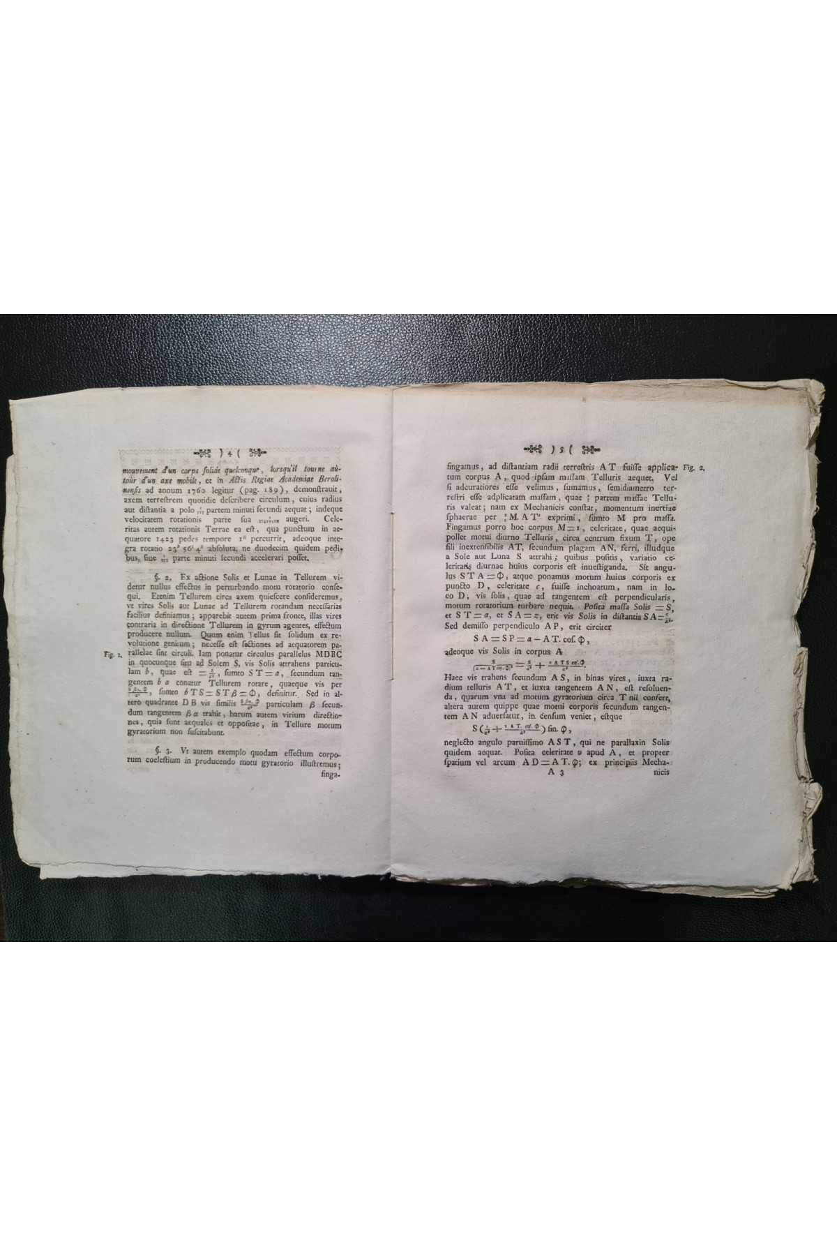 1783 г. Диссертации о равномерности суточного вращения Земли