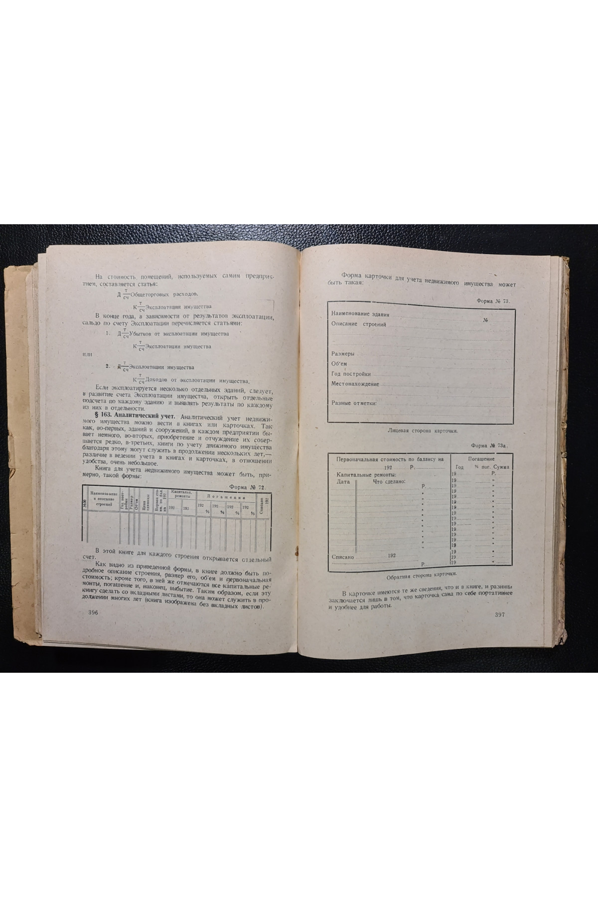 1928 р.   Учет основных операций торговых хозяйств