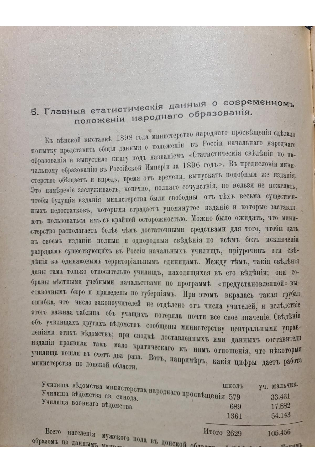 1899 г. ﻿Народное образование в цивилизованных странах