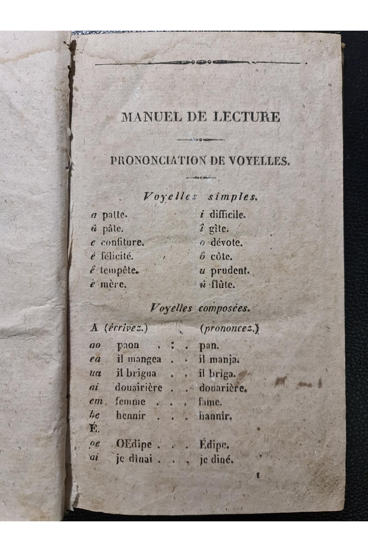 1837 г. Французская хрестоматия с французско-русским словарем