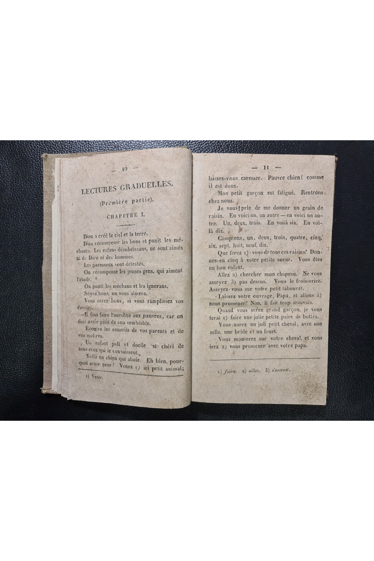 1837 г. Французская хрестоматия с французско-русским словарем
