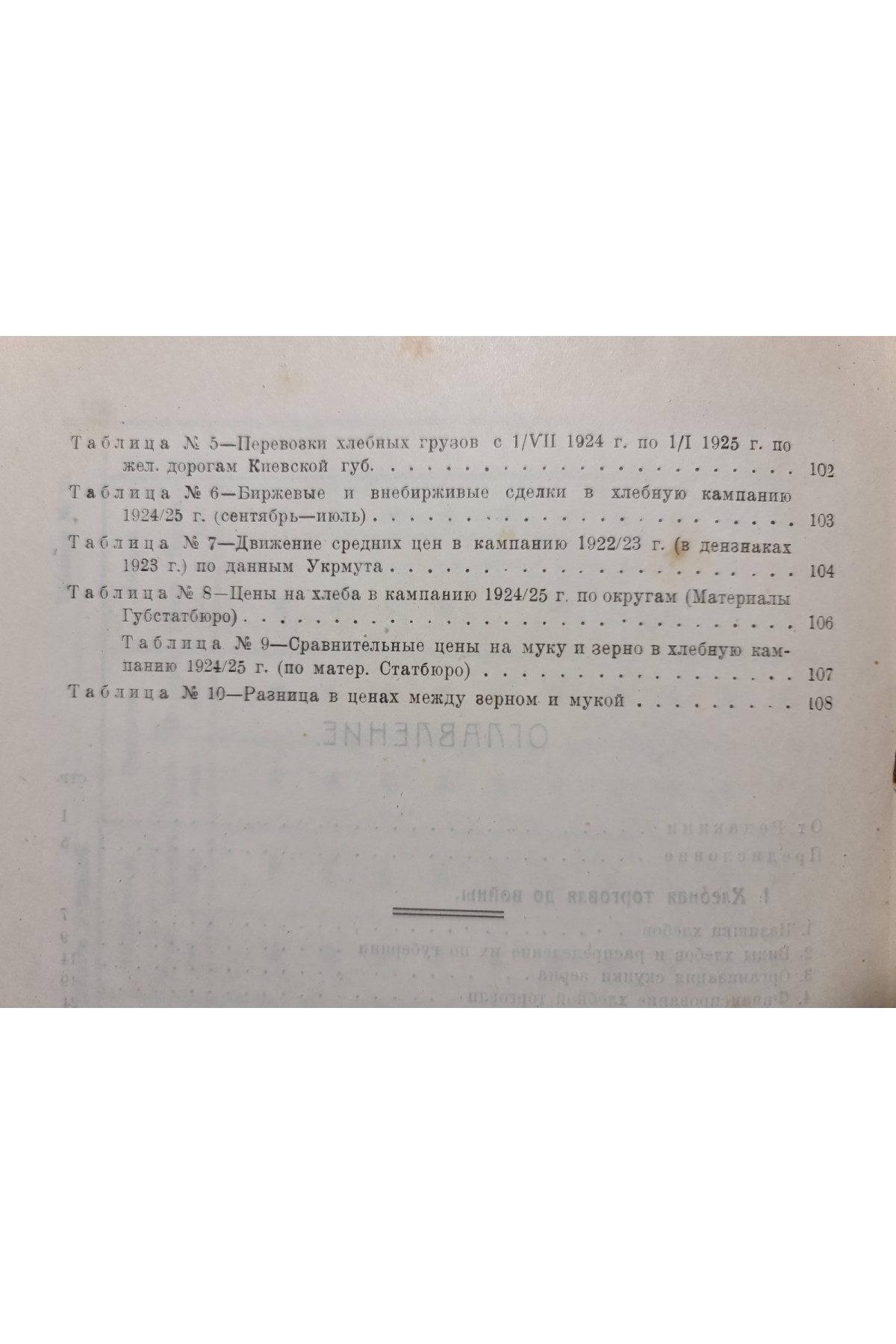1925 г. Товарные рынки Киевского района. Выпуск V. Хлебная торговля