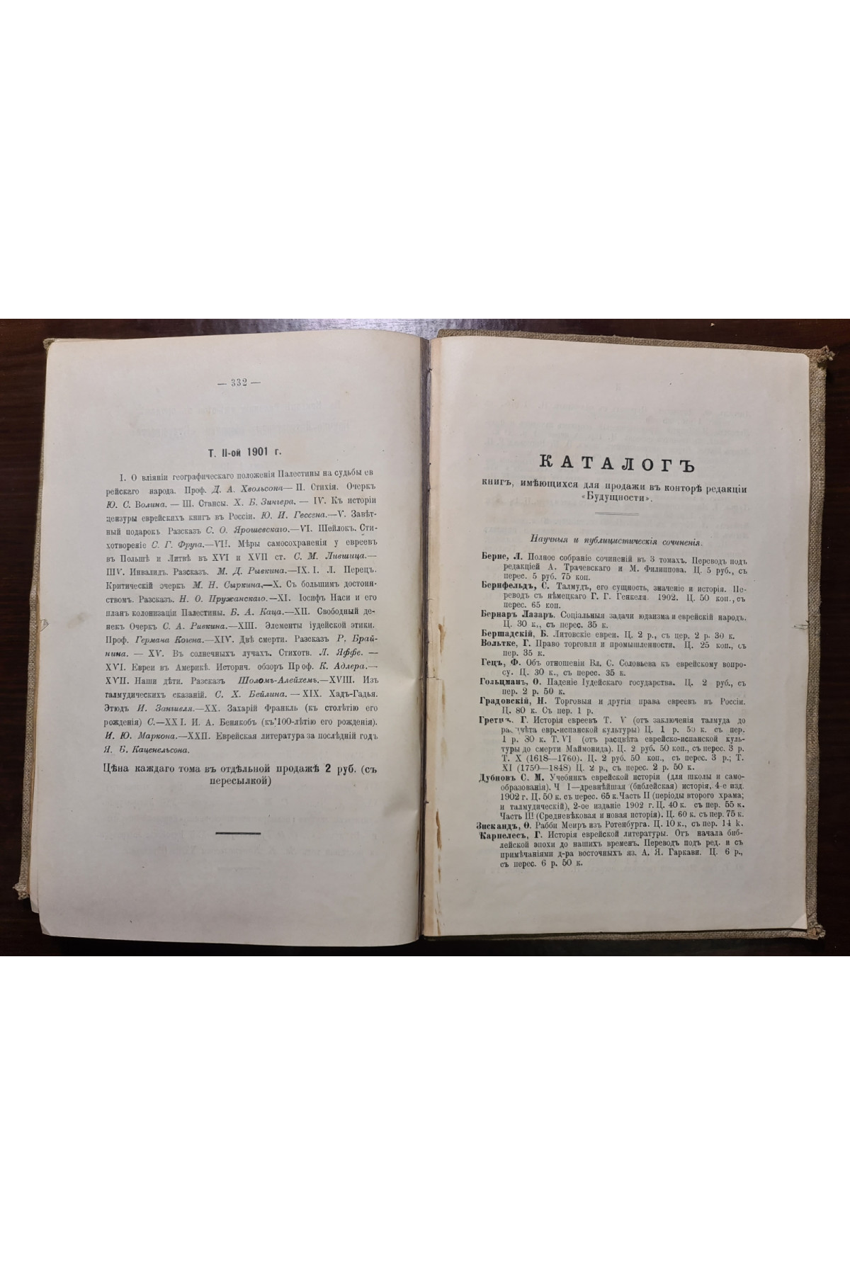 1902 г. Право Евреев учиться вне черты оседлости. Сборник Будущности 