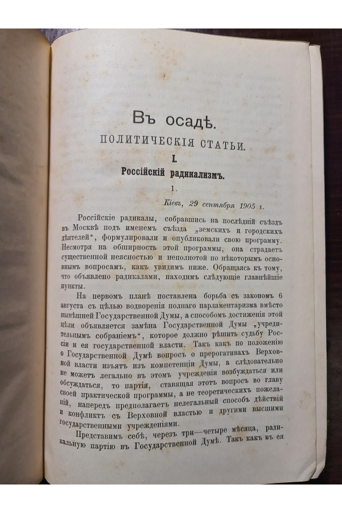  1905 р. В осаде. Политические статьи Д. И. Пихно