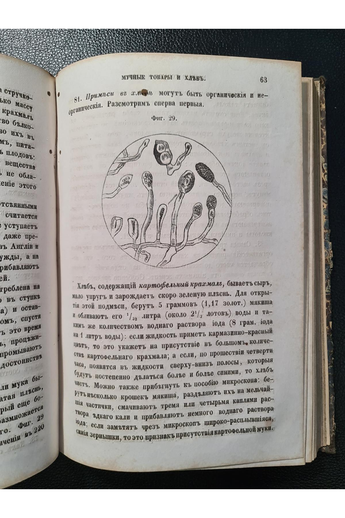 1859 г. Химическая часть товароведения. Исследование съестных припасов и напитков
