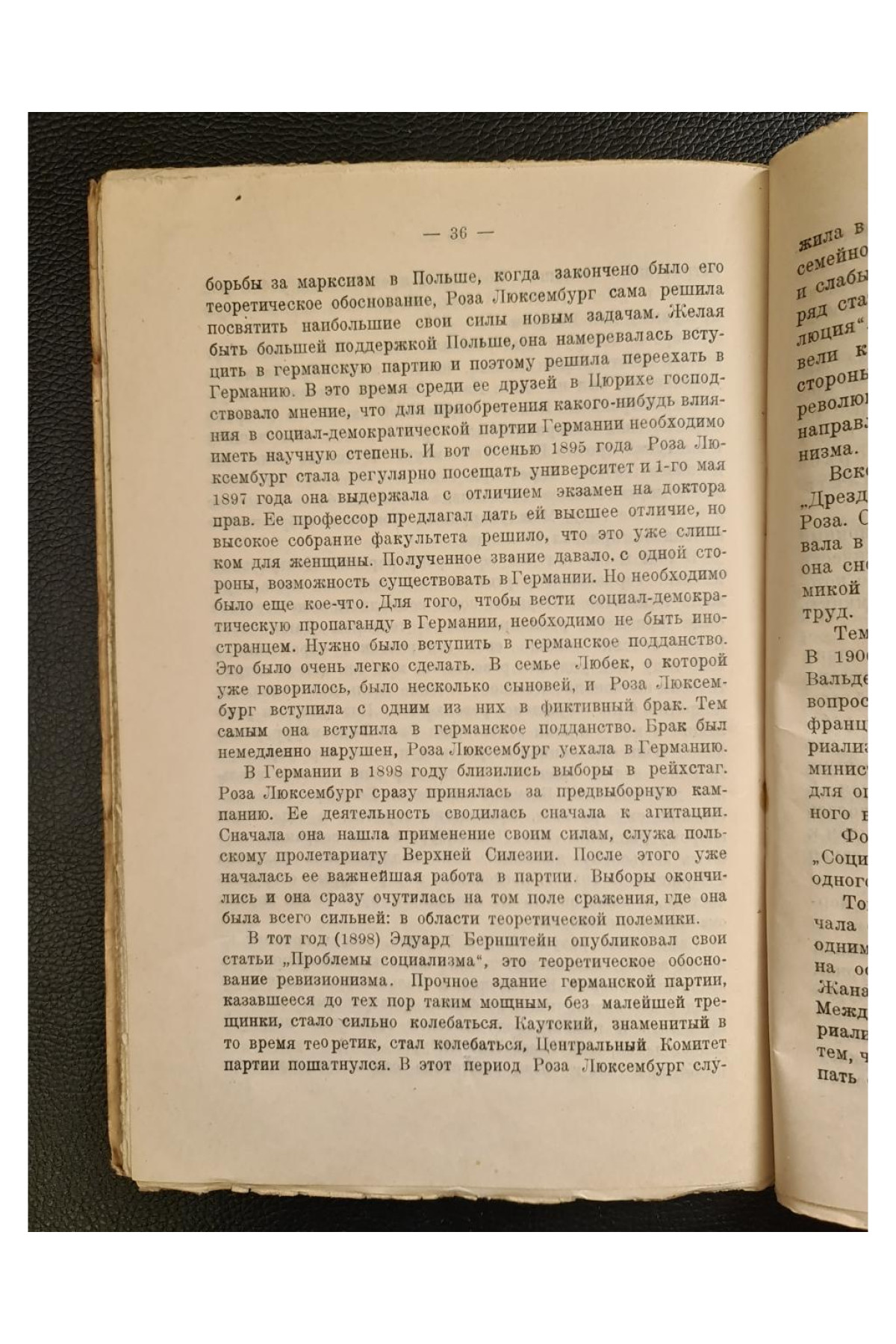 1921 г. Роза Люксембург 