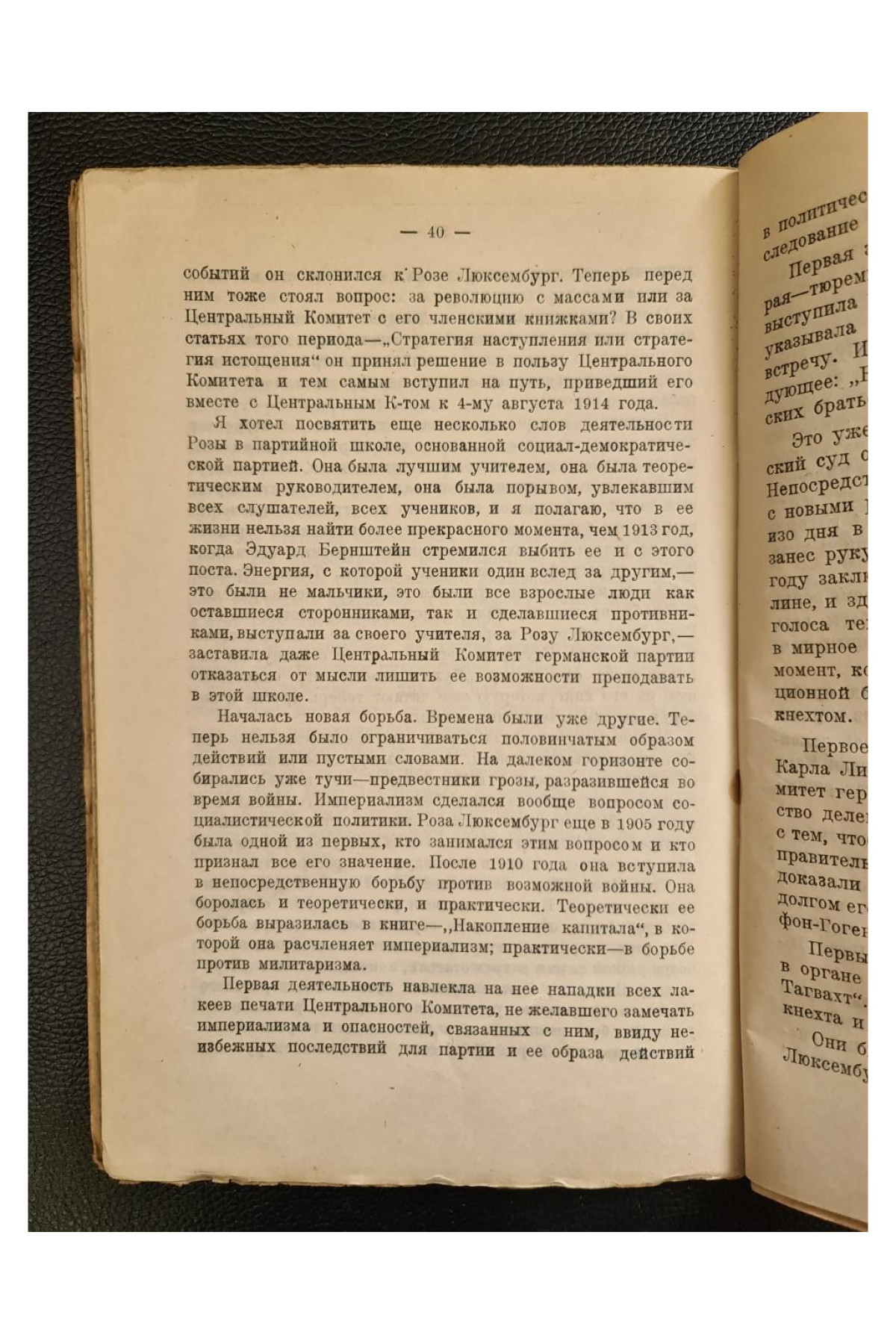 1921 г. Роза Люксембург 