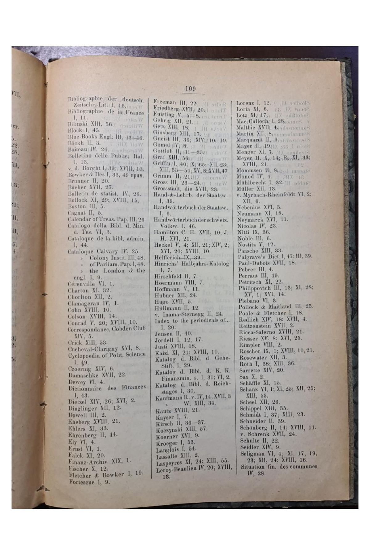 1908 г. Библиография финансовой науки